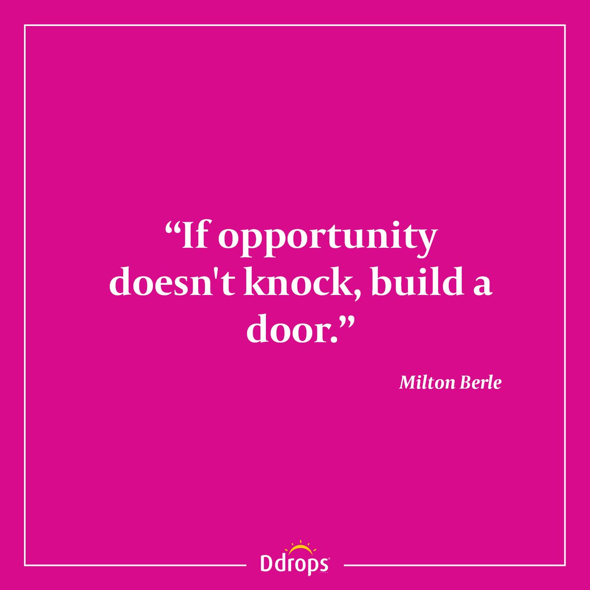 BaByAnG's tweet image. RT @Ddrops: Happy Monday! #DropQuote #QOTD #MondayMotivation