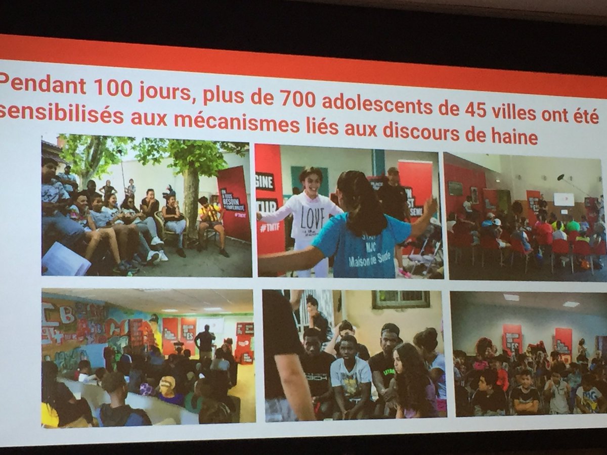 parlemoidislam's tweet photo. Présentation par @ManueRoss &amp; #TGuiroy des actions de soutien de @GoogleFR #contrediscours #TMTF #BetterTogether :) https://t.co/uy4LrDUeK7