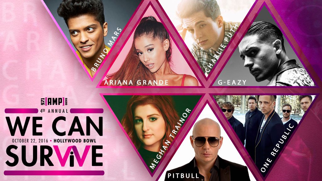 971now's tweet photo. #WeCanSurvive is back at the @HollywoodBowl on 10/22! https://t.co/c4w83PLCpu for all the info! https://t.co/7aPNd436j5