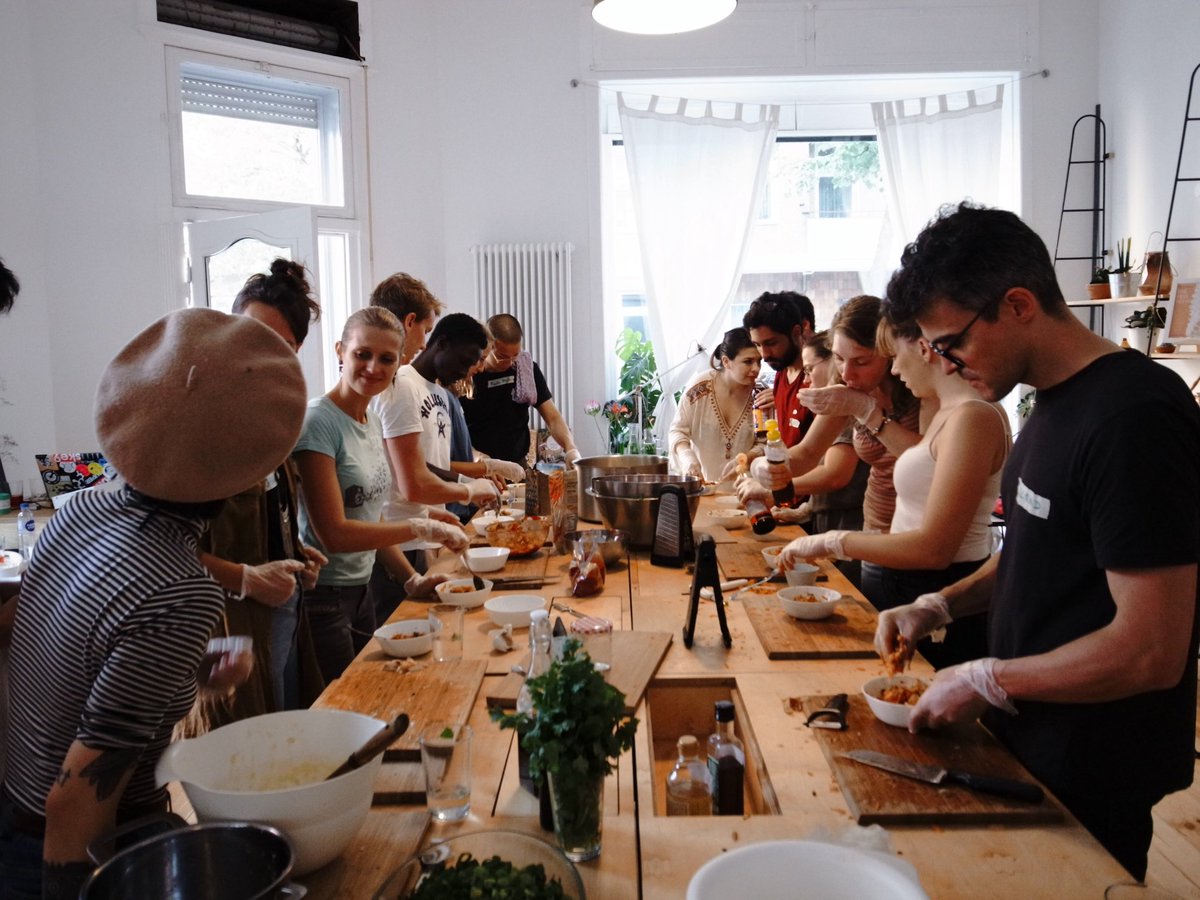 #überdentellerrand #kimchi #workshop with kimchi enthusiasts and meister