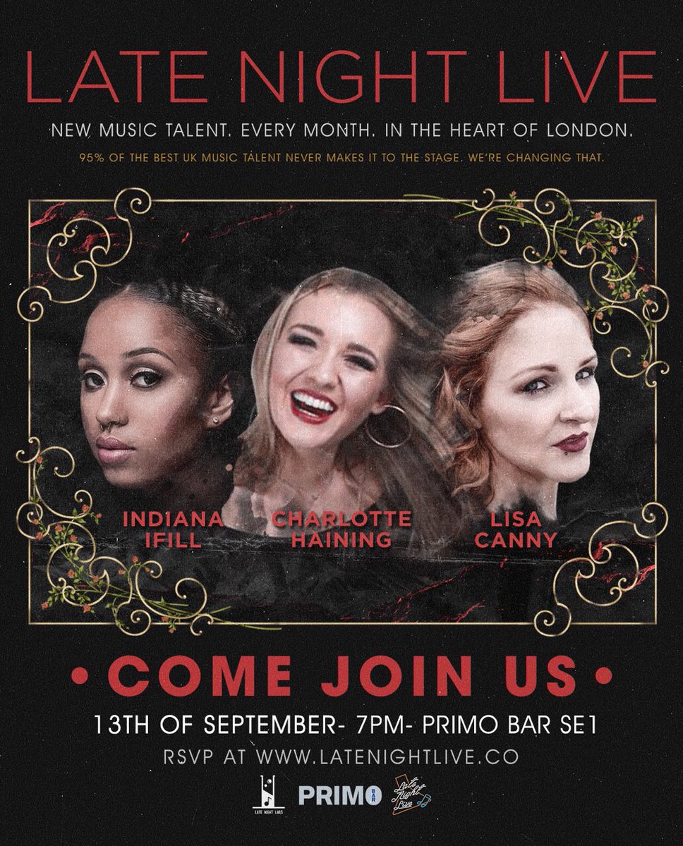 Catch @indianaifill <a href="/CharlHaining/">Charlotte Haining</a> <a href="/LisaCanny/">Lisa Canny</a> bringing ear gourmet  <a href="/PrimoBarLondon/">Primo Bar</a> tomorrow 💥💥💥 #LatenightLive