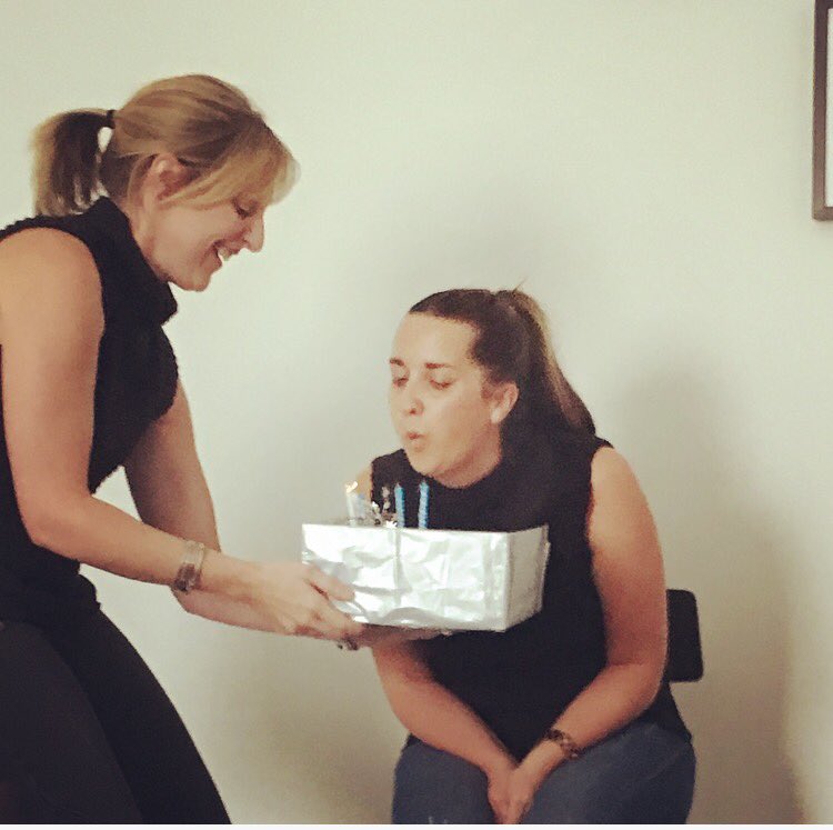 StaceyMorfoot's tweet photo. A very happy early 30th birthday to our lovely @kimmudd from Area 2 @HelenMintVelvet @smcda3 xx https://t.co/LGsNMnnyq6