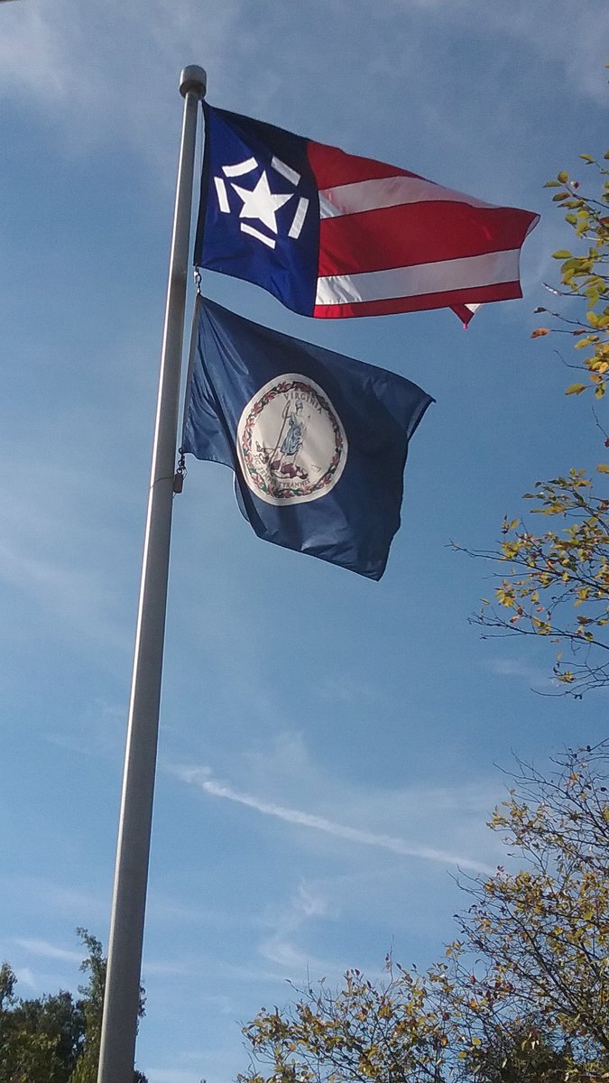 PCPS2S's tweet photo. Outside @Poca_ES, 2nd grade students observe the Freedom Flag flying proudly in honor of Patriot Day. https://t.co/109YQx7sIb