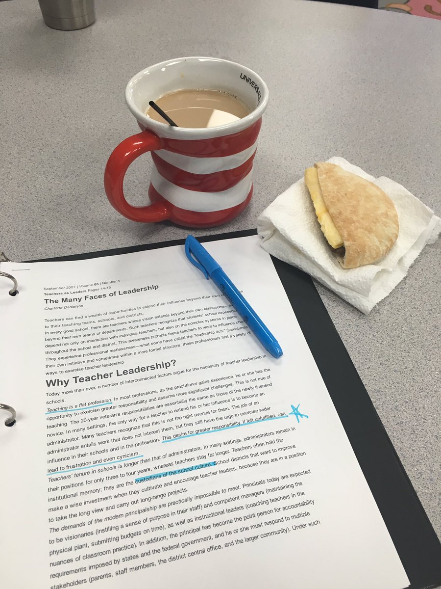 mrsmeryhew's tweet photo. Today's plan time includes breakfast, coffee, and preparing for my first team leader meeting tomorrow. #SuccessTPS https://t.co/02tIL5Lg7V