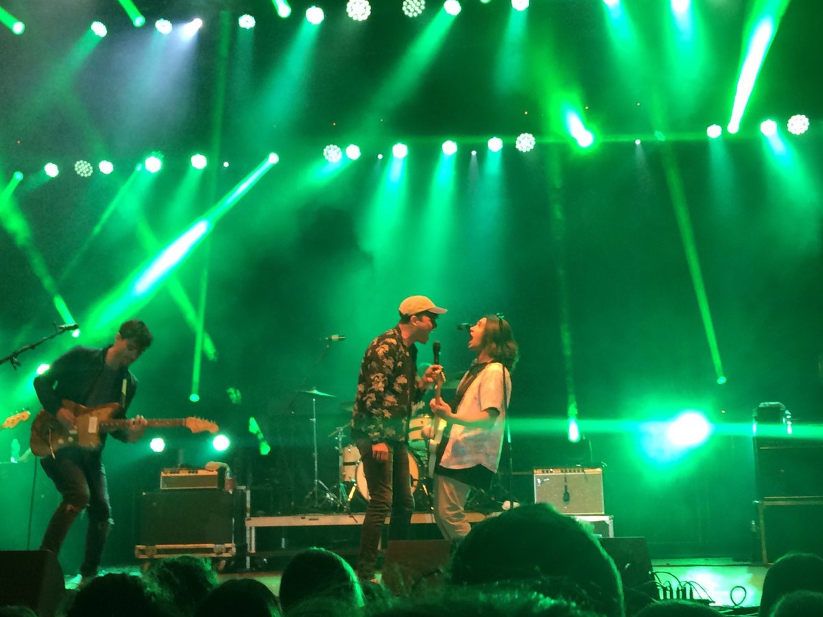 arkellsmusic's tweet photo. ❤️ to @westernu boy @johnpmuirhead for slinging guitar on Private School. No soundcheck. Dude hopped up &amp; killed. https://t.co/ibOqE743VP