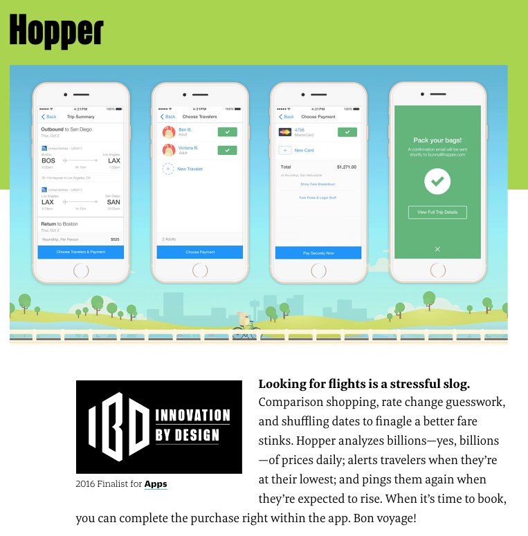 We're honored to be recognized by <a href="/FastCompany/">Fast Company</a>'s Innovation by Design Awards! bit.ly/2cH5RGd #IBDawards2016