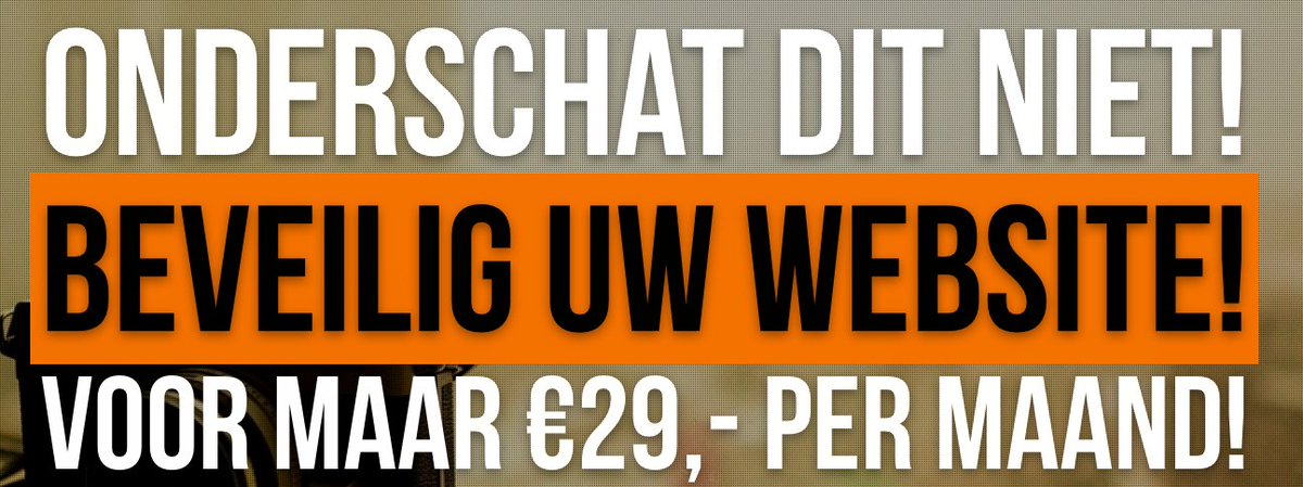 ABMarketingMeer's tweet photo. Lees alles over het beveiligen van uw WordPress website op: https://t.co/pc0vWS30Xz https://t.co/0SYBtpyIcI