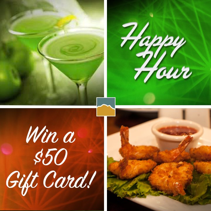 ApacheCasino's tweet image. Follow us and retweet this message for a chance to win a $50 Happy Hour gift card! Winner announced Friday.