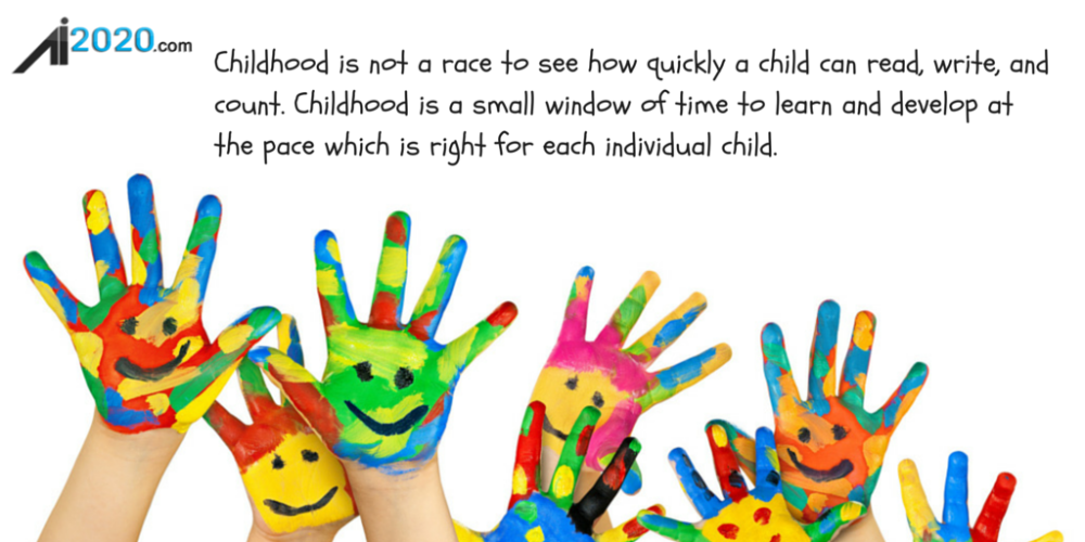 adnanedtech's tweet photo. Childhood is not a race to see how quickly a child can read... https://t.co/O4hYVf1kyN