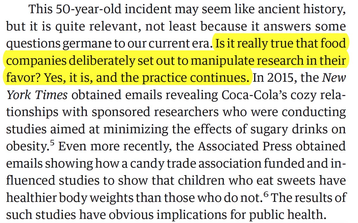 EricTopol's tweet image. Food industry manipulation of research &amp;amp; the 50 yr sugar saga @ProfGlantz @marionnestle archinte.jamanetwork.com/article.aspx?a…