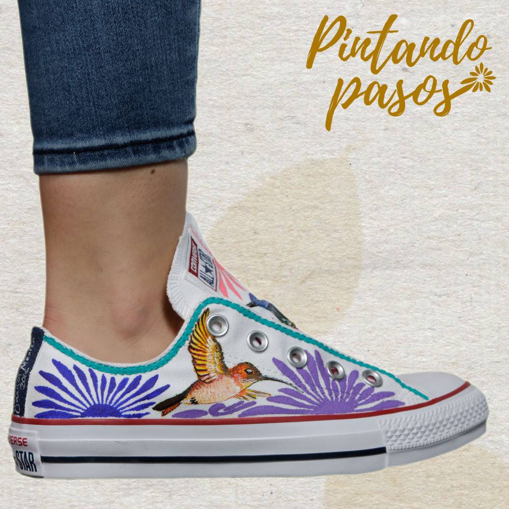 converse pintando pasos