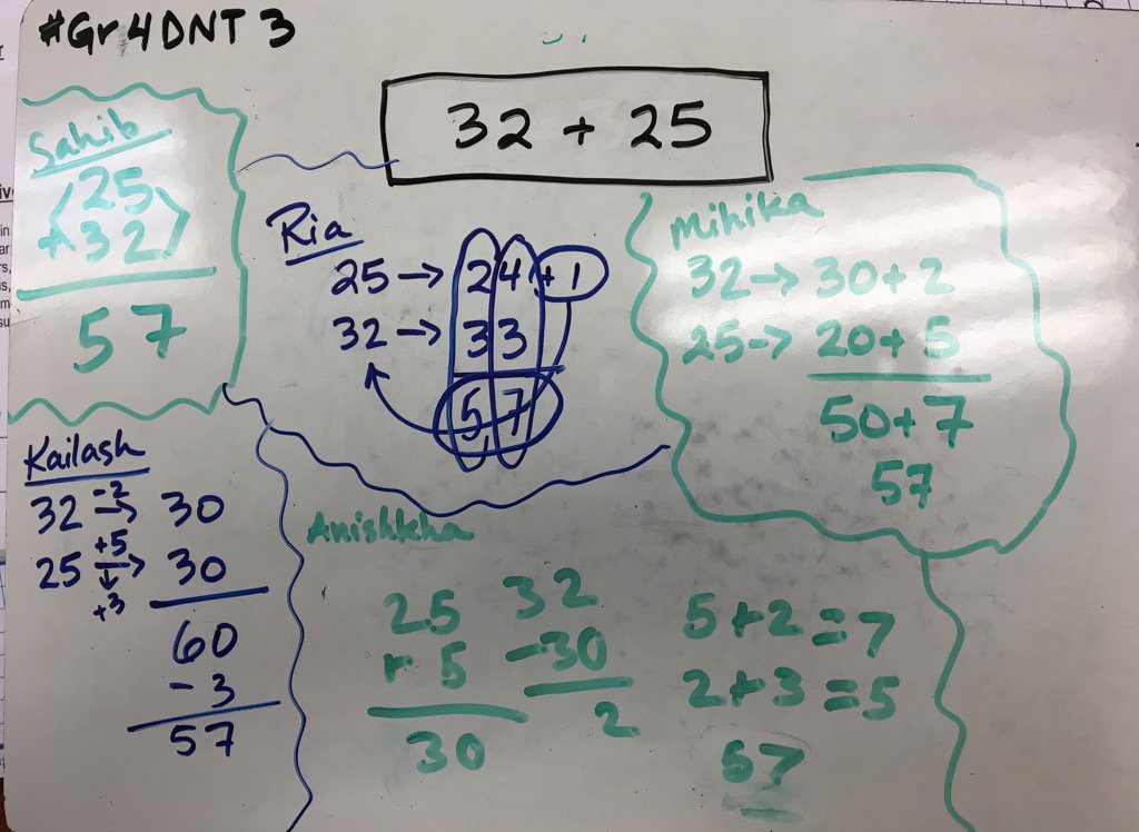 kriersusie's tweet photo. @CandiceBaligaya Creating number sense through mental math. #dailynumbertalks #gr4dnt3 https://t.co/lbo8pyrLle