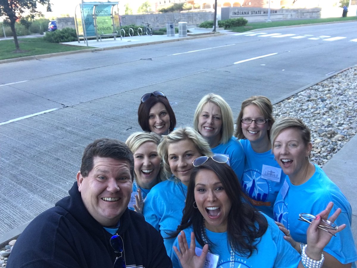 Support team in place to welcome our residents for retreat!  #trilogyinthecity