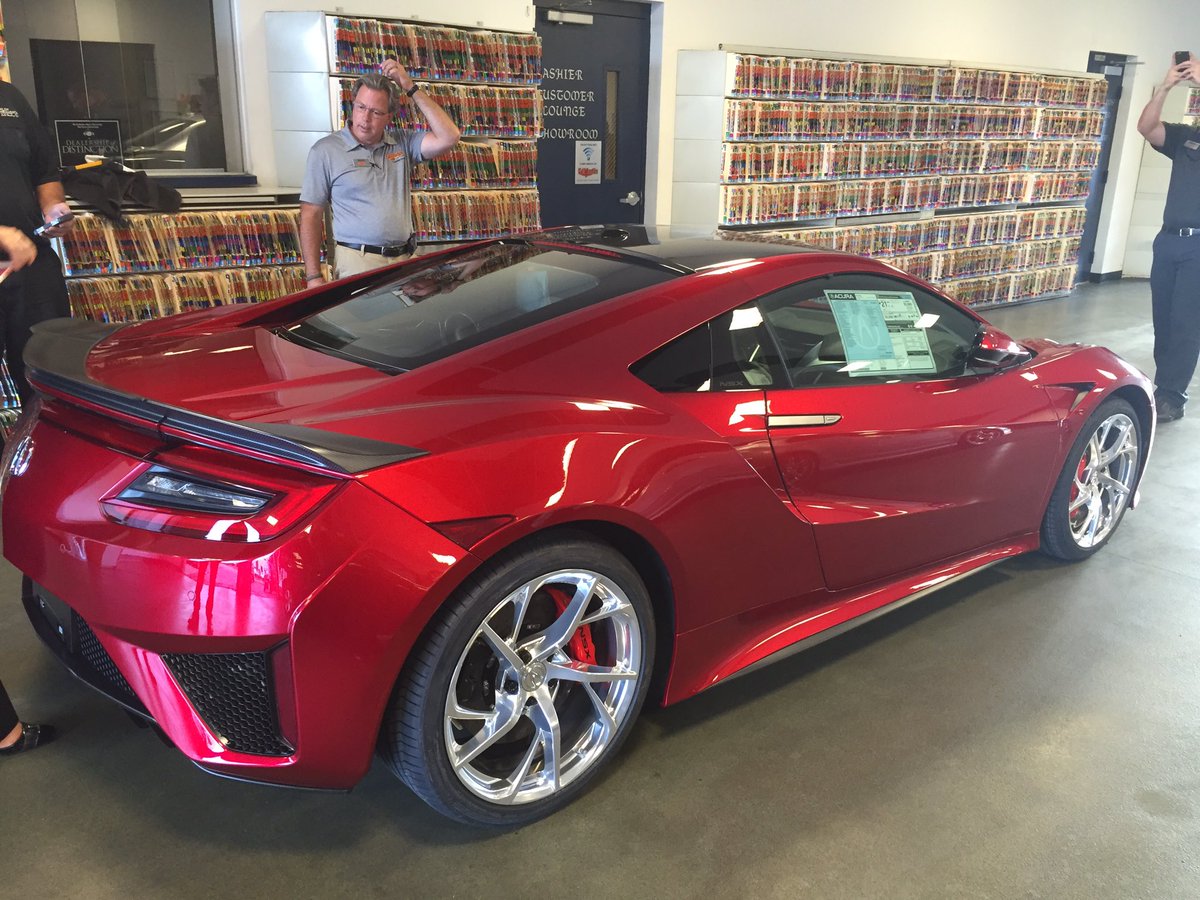OURTHREESONS's tweet photo. Yes...the 17 NSX is at #edmartinacura #nsx #Acura https://t.co/18yGsnxj8W