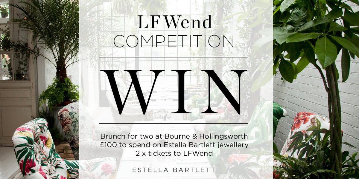 EstellaBartlett's tweet photo. Have you entered our competition yet? https://t.co/tXEwBjPSmy #estellabartlett #competition #LFWeekend @LFWEnd https://t.co/kfTkYBBFlE