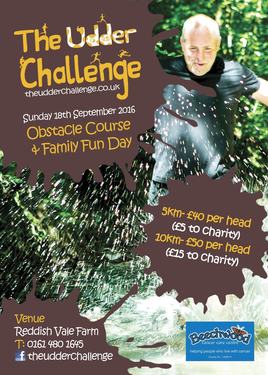 UdderChallenge's tweet photo. @LaurenRosier898 Hey! This Sunday @ Reddish Vale Farm #Stockport . Our 5K obstacle course &amp; FREE family fun day! #RT https://t.co/9OuTfbkQjf