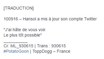 ToppDoggFrench's tweet photo. 【 TWITTER 】- ML_930615

100916

#Ohmygohn https://t.co/Qwxr31vY9x