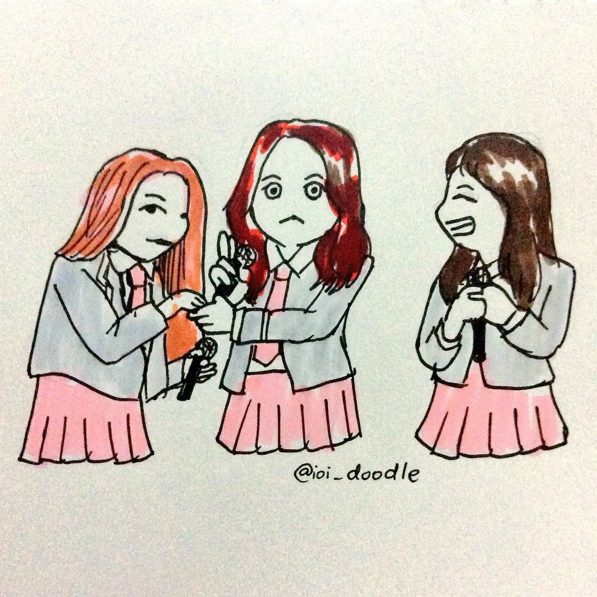 Jieqiong, Somi and Sejeong at 왕뚜껑 fanmeet. ⭐️⭐
[Requested by <a href="/SomiPH/">Somi PH 🇵🇭</a>]
#주결경 #전소미 #김세정 #아이오아이 #ioi_doodle