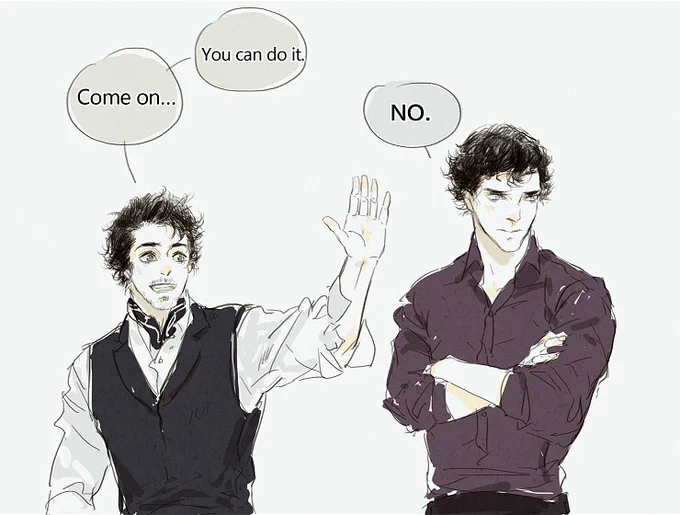 We are the best! Sherlock &amp; Marvel crossover #Ironman #BBCsherlock #SherlockHolmes #JohnWatson #Stsony #Johnlock 
