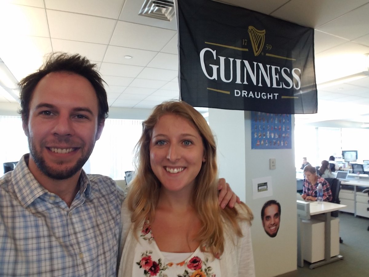 NedMccague's tweet photo. We chose Team Guinness as our team name!!! So we got a flag!!! @GuinnessIreland #WilliamSealyGosset https://t.co/NFmHg4bmnV