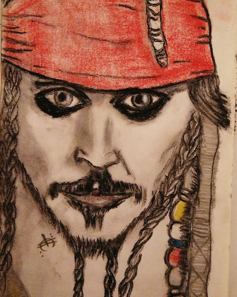 RedaMehenni's tweet photo. Speed #drawing :) #jacksparrow #pirate #tkherbich #dessin de l'Eid #piratedescaraibes #Alger #graffiti #art https://t.co/Iu3BvfTKv6