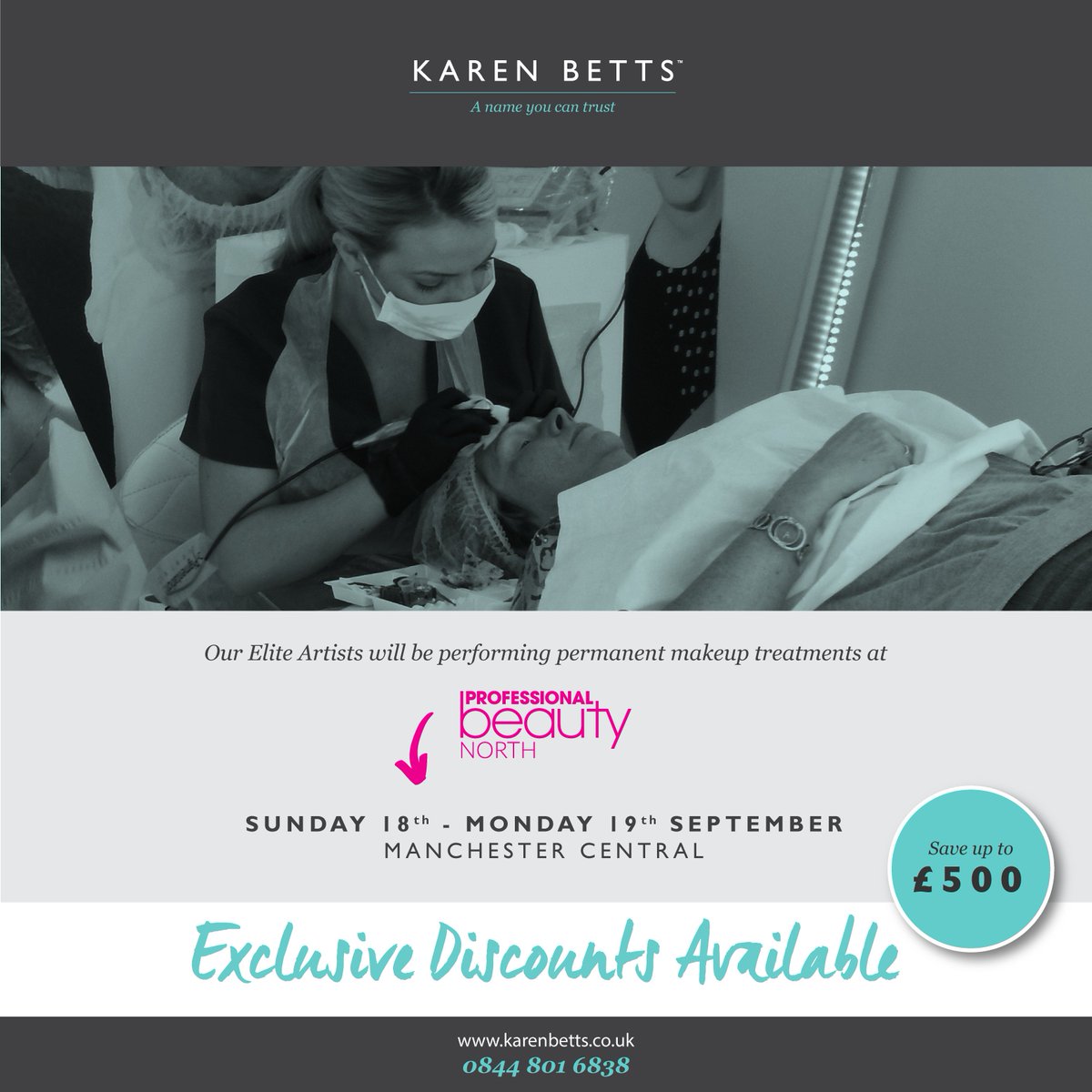 Karen_Betts's tweet image. Still spaces left for discounted #PMU treatments with my Elite Team @pro_beauty North 18th/19th Sept. DON'T MISS OUT