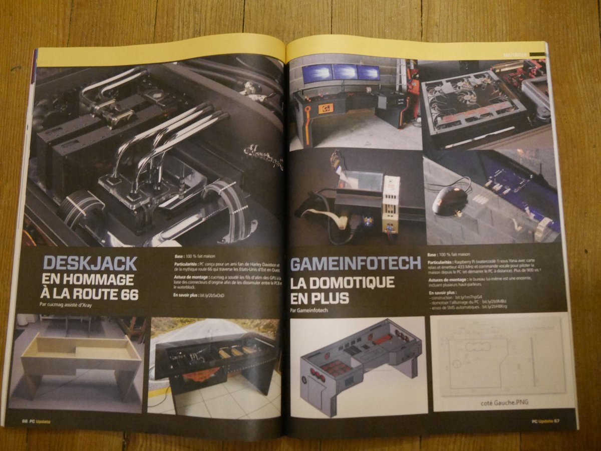 GameinfoTech's tweet photo. Publication du desk Gameinfotech dans le magazine PCUPDATE N°85

@BitFenix @gigabytefr @SilverStoneEUFr https://t.co/bdDbahIRBS