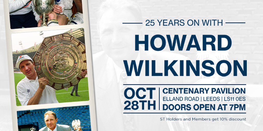 EllandRoad's tweet photo. 📅 Former @LUFC manager Howard Wilkinson returns to @EllandRoad on Friday 28 October 2016 https://t.co/rkFg6mViUV https://t.co/zJkEYIRTAm