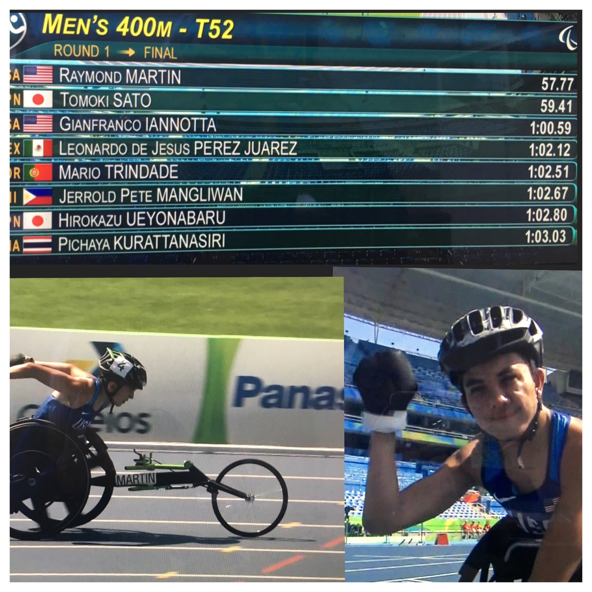 LindaQuentzel's tweet image. 1st place 400m prelimininary #JerseyCity #hcst #countyprep #TeamUSA #ParalympicsRio2016 #GoRay