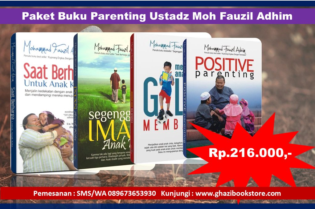 INAmembaca's tweet photo. Paket Parenting Ust @kupinang hanya 216 ribu Pemesanan SMS/WA 089673653930 https://t.co/HE6sMMygra