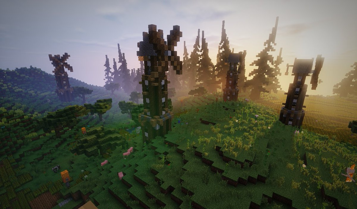 eckoxsoldier's tweet photo. I love the new biomes and structures we have on @eckoscraft (PC) now :D https://t.co/jXcRTVYVys