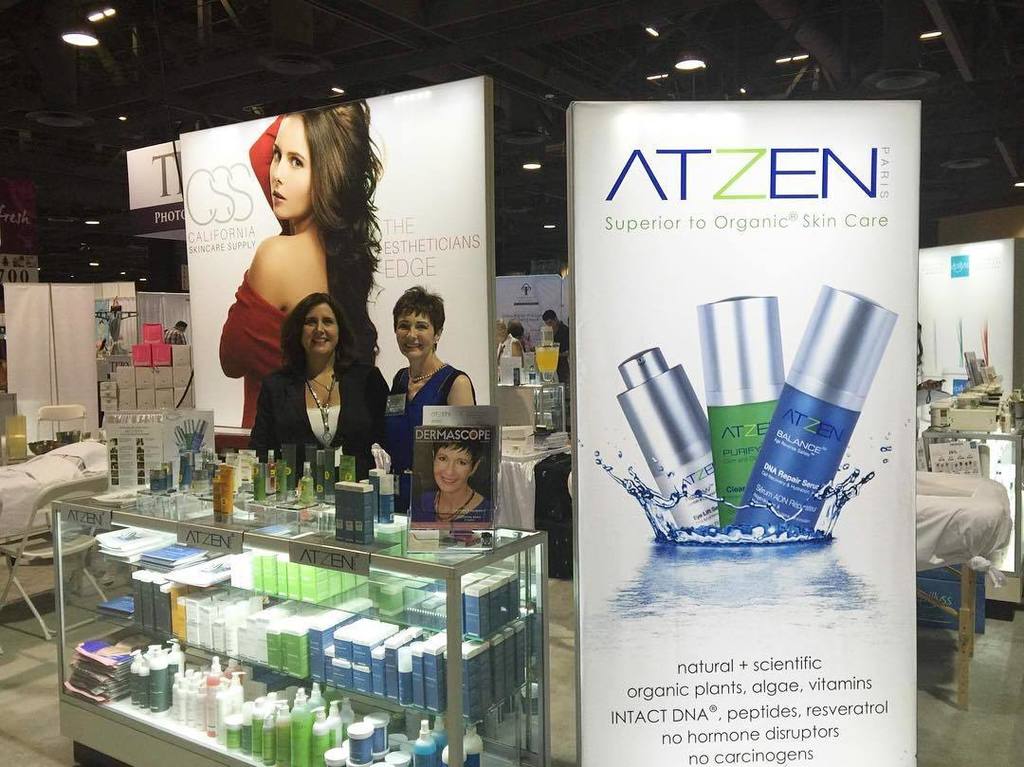 ATZENSkinCare's tweet photo. At #LongBeachCongress with @calskinsupply! 💕 https://t.co/zx5yzOQjNV https://t.co/ffPNlyrV2a