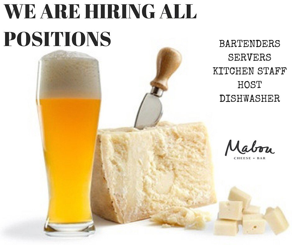 JBFineCheese's tweet image. Hey #YYC gang! The bar is opening soon &amp;amp; we need some exceptional folks to be a part of the cheese + bar revolution.