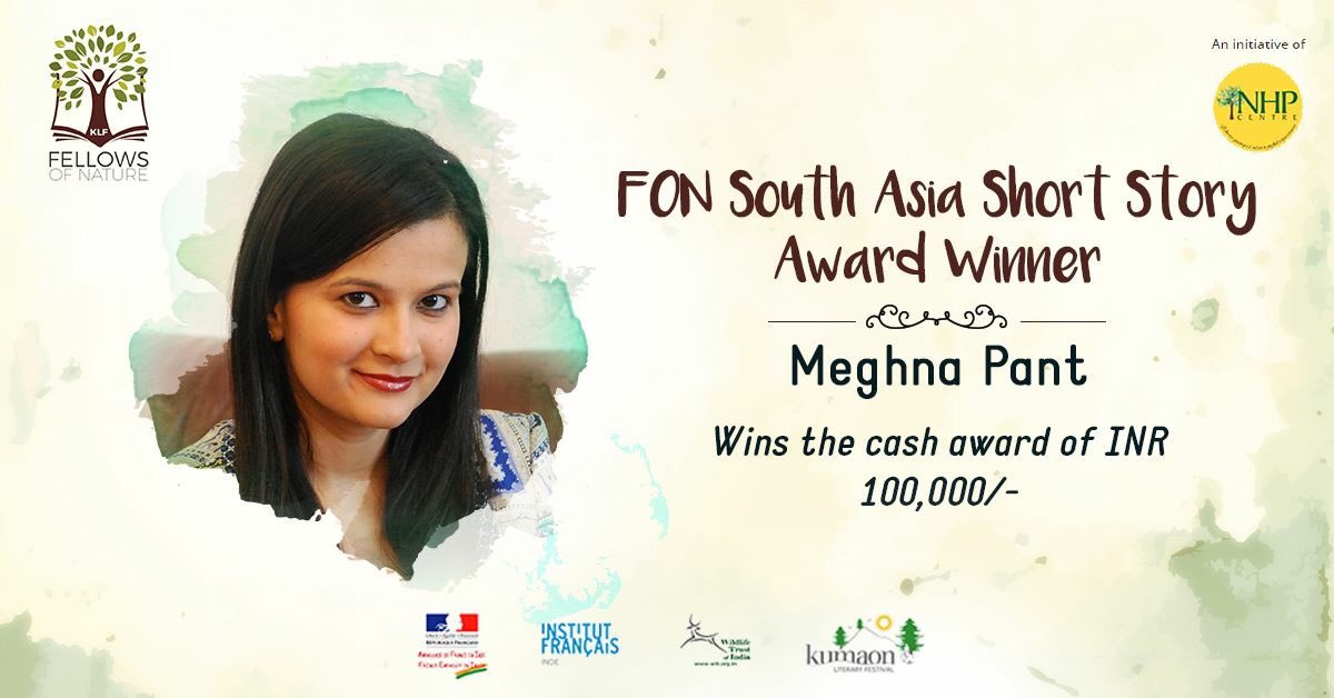 FellowsOfNature's tweet photo. We are pleased to announce @MeghnaPant as the winner of 2016 FON South Asia Short Story Award on Nature Writing. 1/2 https://t.co/fr4LsxAx0E