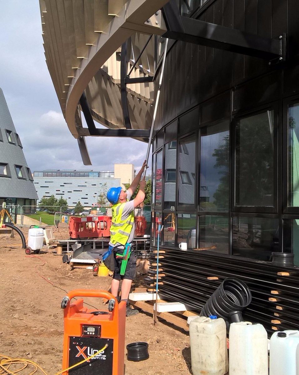 Commercial window cleaning service. Shop fronts, showrooms and office window cleaning. High reach windows included.