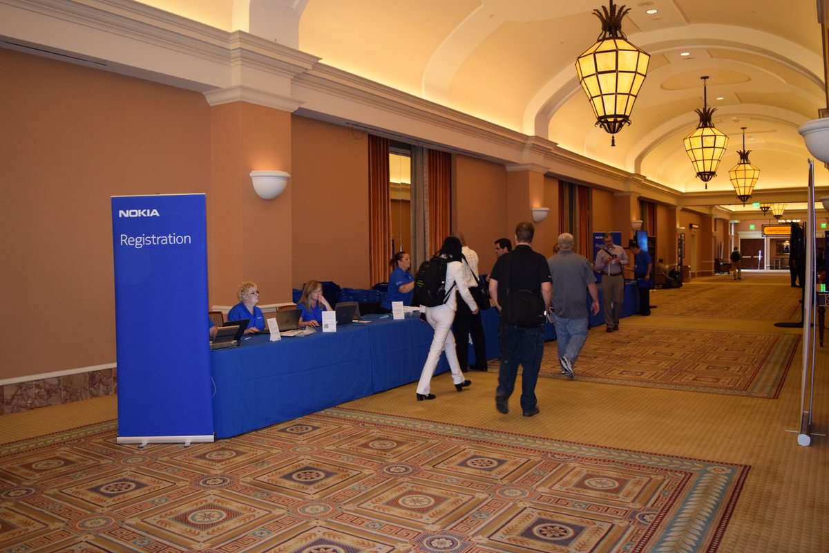 AndrewMissing's tweet photo. First people registering bright and early at #SReXperts and #AONTechSummit - we're off and running! https://t.co/UmpgYYpQE4