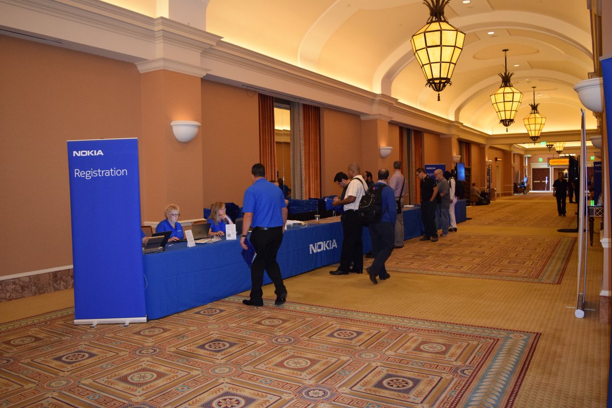 AndrewMissing's tweet photo. First people registering bright and early at #SReXperts and #AONTechSummit - we're off and running! https://t.co/UmpgYYpQE4