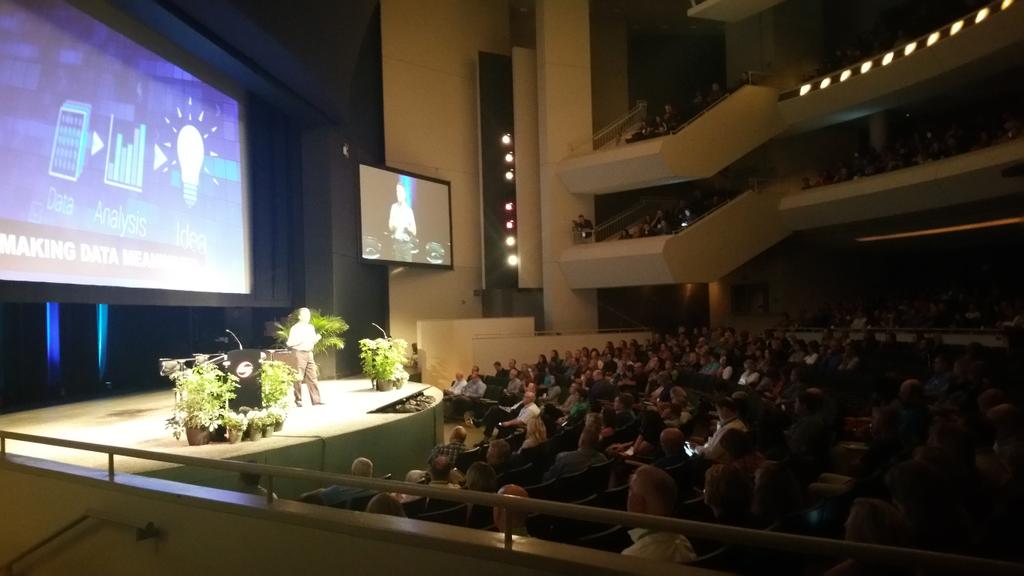 TracyLLangston's tweet photo. @toddIKE talks about Making Data Meaningful in the #2016UGS at #2016MIC https://t.co/WFqdTbvdPm