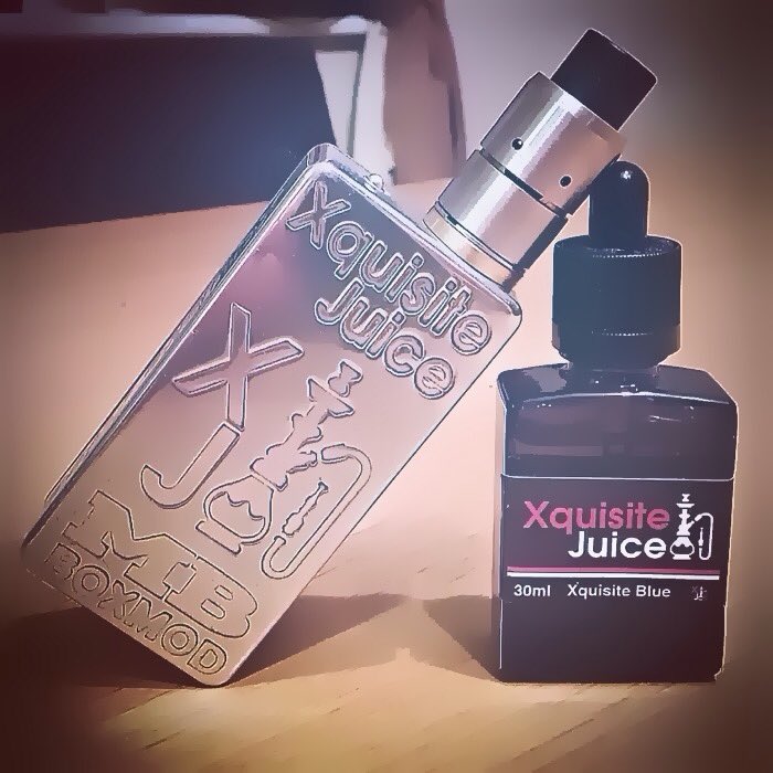 MartinMarts's tweet photo. #Xquisiteblue absolutely love this juice..so build a mod as a tribute. @XquisiteJuice #vape https://t.co/qY0ApBE18Z
