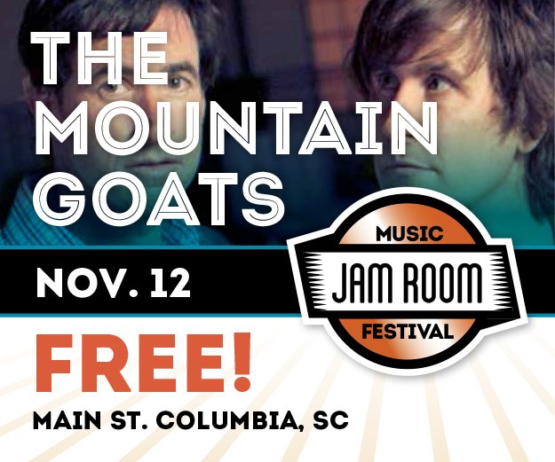 <a href="/mountain_goats/">The Mountain Goats</a> are headlining #JamRoomFest2016!
Check here for the full lineup! goo.gl/KIGIUT