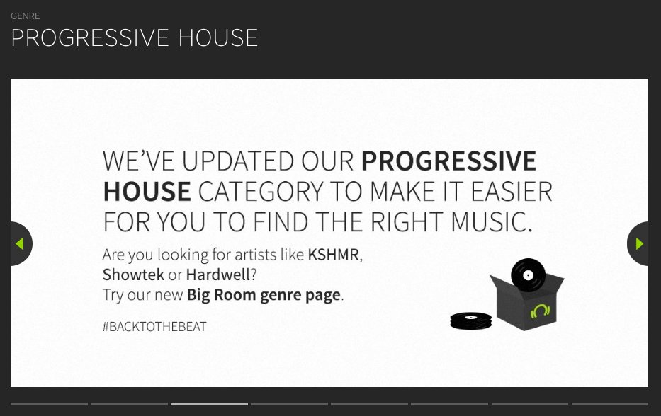 praveenachary's tweet photo. Glad to see this finally being implemented in @Beatport.

#RealProgressiveHouse #BackToTheBeat https://t.co/53hpBswqWj
