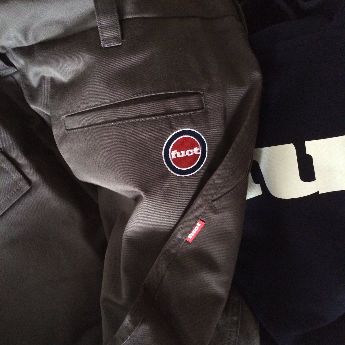 Reissuing the original FUCT chinos. Check fuctstore.com soon