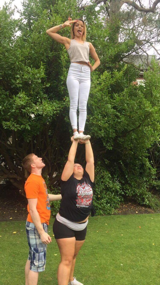 CovPhoenix's tweet photo. Just to show how talented Hayley is, look at that #extension AND #singlebase π± #cheerleading #covuni #covfreshers https://t.co/h5o30YJcZz