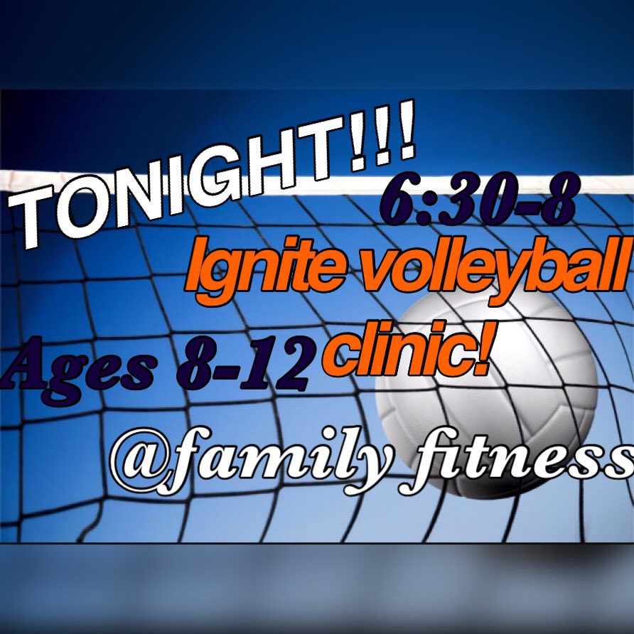 Don't forget!! Clinic tonight from 6:30-8pm <a href="/family/">Family</a> fitness! $20 pay at the door! See you tonight!  #ignitevbtx
