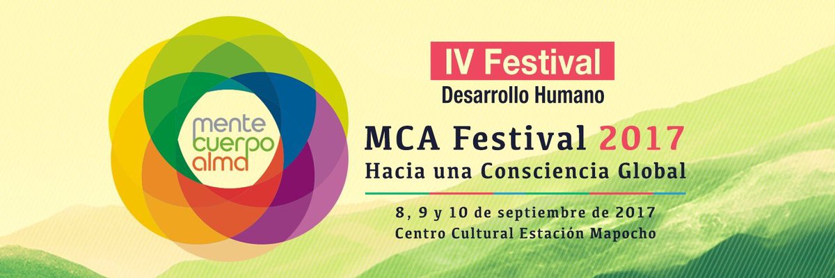 MCAFESTIVAL's tweet photo. MCA Festival2017, Mente,Cuerpo y Alma.
"Hacia una Consciencia Global".
9,10 y 11 Septiembre 2017
¡Marca la fecha!🙏 https://t.co/vxhSqDeIZS