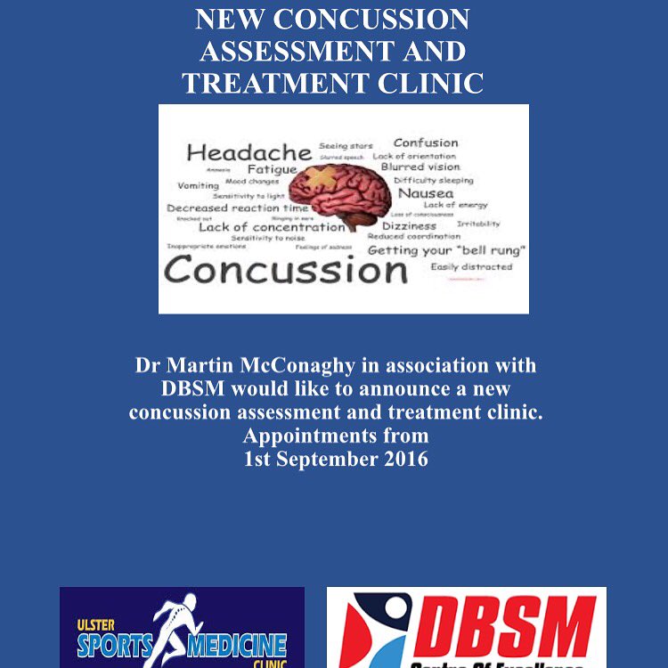 Dr Martin Mc Conaghy sports medicine clinic in dbsm.ie bookings 04785470 Find out more on dbsm.ie