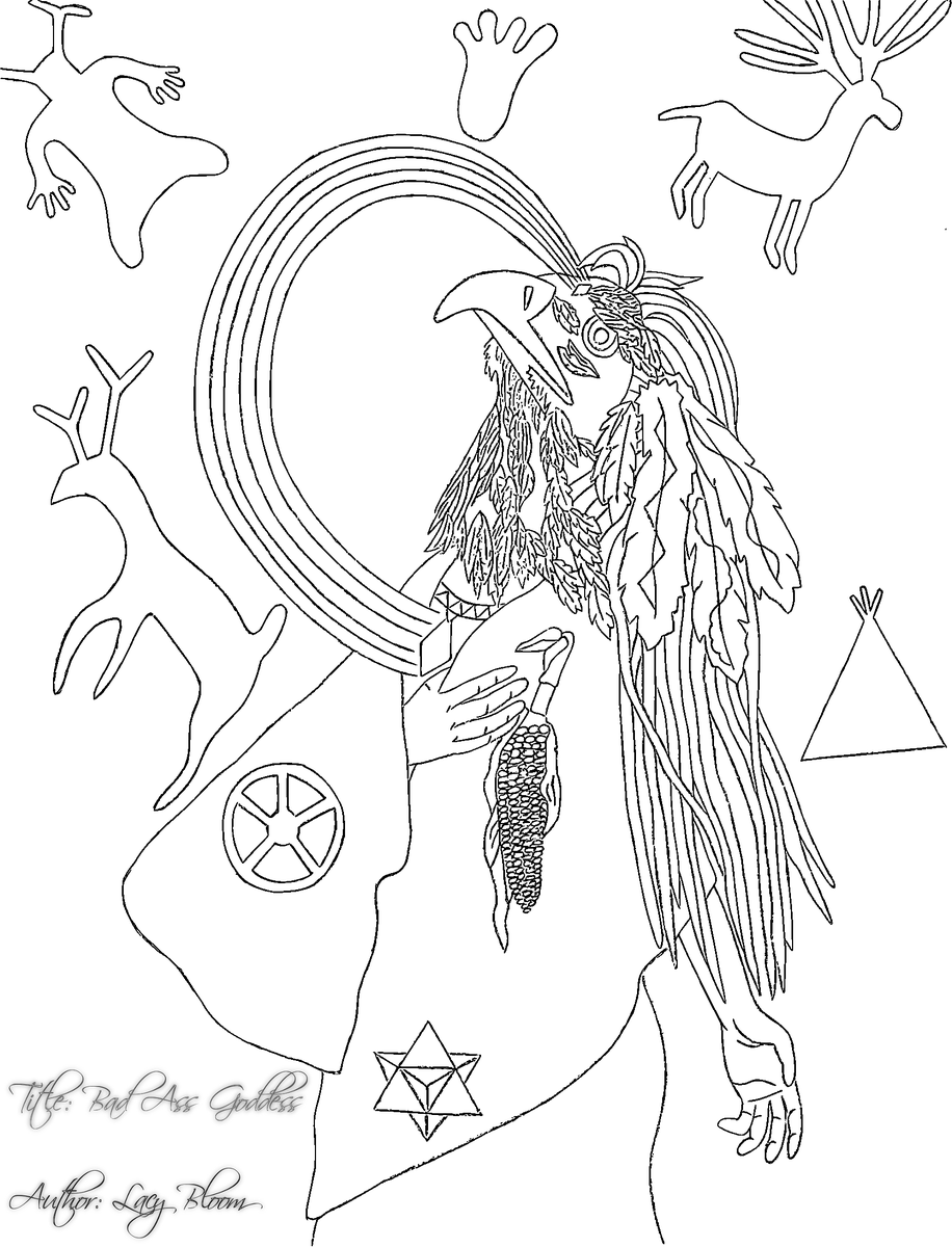 lacybloombooks's tweet photo. Coloring Page giveaways for my upcoming book, Bad Ass Godess! Click on picture and print it off! :) #Coloringpage https://t.co/1f265o3woP