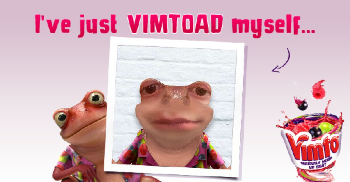 stuart_torn's tweet photo. Iโve just seriously mixed up my face with the free #Vimtoad Yourself app! Try it here - https://t.co/f5di509lvT https://t.co/3pmOUMYVMD
