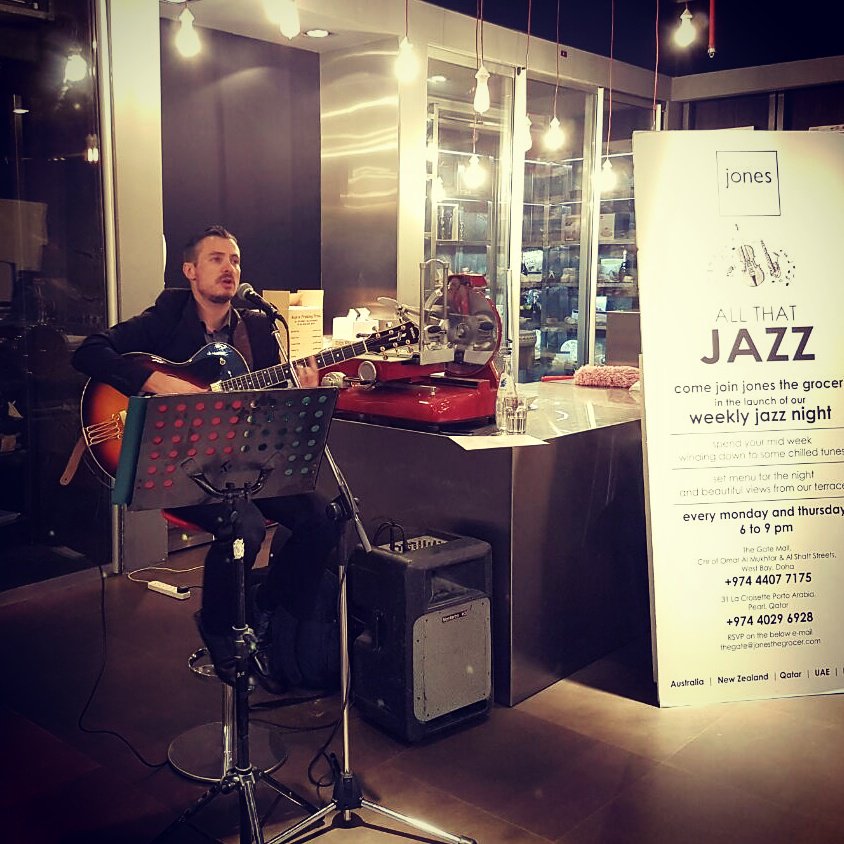 jtgdoha's tweet photo. ATM #JazzNight #DohaJazz #myDoha #inQatar #Lovejones #BetterThanTheRest #JonesQatar #GourmetFoodforEverydayLiving https://t.co/8PND8hSM8v