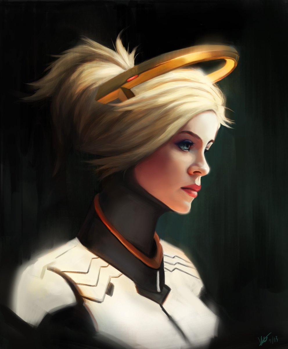 KarkengSnowman's tweet photo. Finished painting Mercy , HEROES NEVER DIE! :D #Overwatch #mercy #HeroesNeverDie #TillValhalla https://t.co/PEqdROpO1p